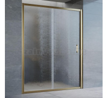 Душевая дверь в нишу Vegas Glass ZP 150 05 02 профиль бронза, стекло шиншилла