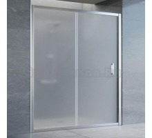 Душевая дверь в нишу Vegas Glass ZP 160 08 10 профиль глянцевый хром, стекло сатин