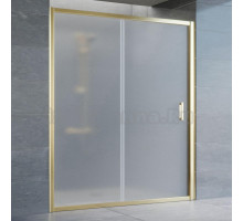 Душевая дверь в нишу Vegas Glass ZP 160 09 10 профиль золото, стекло сатин