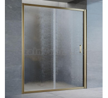 Душевая дверь в нишу Vegas Glass ZP 160 05 02 профиль бронза, стекло шиншилла