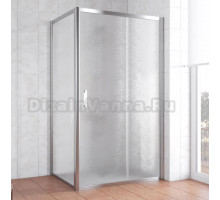 Душевой уголок Vegas Glass ZP+ZPV 110*70 08 02 профиль глянцевый хром, стекло шиншилла