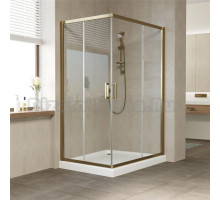 Душевой уголок Vegas Glass ZA-F 120*90 05 01 профиль бронза, стекло прозрачное