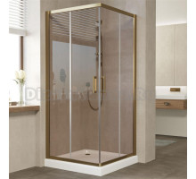 Душевой уголок Vegas Glass ZA 80 05 05 профиль бронза, стекло бронза