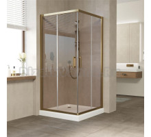 Душевой уголок Vegas Glass ZA 90 05 05 профиль бронза, стекло бронза
