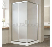 Душевой уголок Vegas Glass ZA 0100 08 10 профиль глянцевый хром, стекло сатин