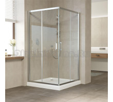 Душевой уголок Vegas Glass ZA 0110 08 01 профиль глянцевый хром, стекло прозрачное