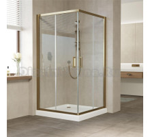 Душевой уголок Vegas Glass ZA 110 05 01 профиль бронза, стекло прозрачное