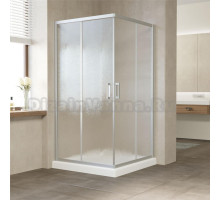 Душевой уголок Vegas Glass ZA 0110 07 02 профиль матовый хром, стекло шиншилла