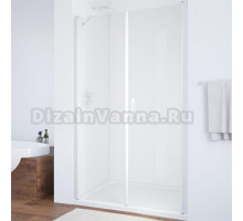 Душевая дверь в нишу Vegas Glass EP-F-2 110 01 01 R профиль белый, стекло прозрачное