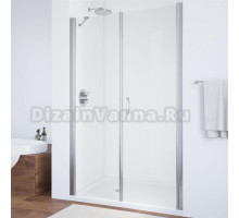 Душевая дверь в нишу Vegas Glass EP-F-2 115 08 01 R профиль глянцевый хром, стекло прозрачное