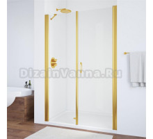 Душевая дверь в нишу Vegas Glass EP-F-2 120 09 01 R профиль золото, стекло прозрачное