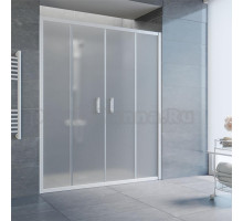 Душевая дверь в нишу Vegas Glass Z2P 210 01 10 профиль белый, стекло сатин
