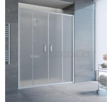 Душевая дверь в нишу Vegas Glass Z2P 200 07 10 профиль матовый хром, стекло сатин