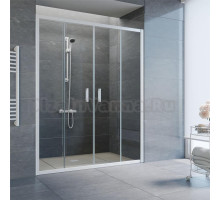 Душевая дверь в нишу Vegas Glass Z2P 190 01 01 профиль белый, стекло прозрачное