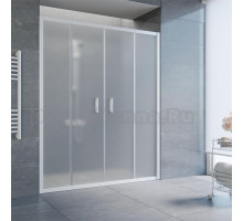 Душевая дверь в нишу Vegas Glass Z2P 200 01 10 профиль белый, стекло сатин