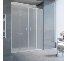 Душевая дверь в нишу Vegas Glass Z2P 180 07 10 профиль матовый хром, стекло сатин