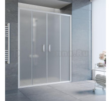 Душевая дверь в нишу Vegas Glass Z2P 180 01 10 профиль белый, стекло сатин