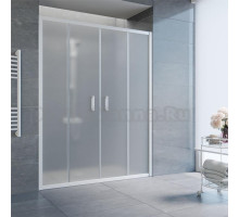 Душевая дверь в нишу Vegas Glass Z2P 170 01 10 профиль белый, стекло сатин