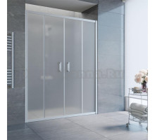 Душевая дверь в нишу Vegas Glass Z2P 160 07 10 профиль матовый хром, стекло сатин