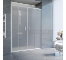 Душевая дверь в нишу Vegas Glass Z2P 160 01 10 профиль белый, стекло сатин