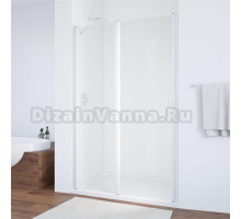 Душевая дверь в нишу Vegas Glass EP-F-1 115 01 01 L профиль белый, стекло прозрачное