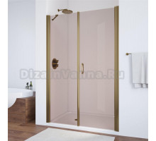 Душевая дверь в нишу Vegas Glass EP-F-2 125 05 05 R профиль бронза, стекло бронза