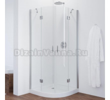 Душевой уголок Vegas Glass AFS 0080 08 01 профиль глянцевый хром, стекло прозрачное