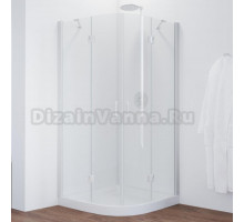 Душевой уголок Vegas Glass AFS 0120 01 01 профиль белый, стекло прозрачное