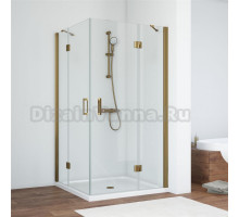 Душевой уголок Vegas Glass AFA 110 05 01 профиль бронза, стекло прозрачное