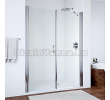 Душевая дверь в нишу Vegas Glass EP-F-2 170 08 01 L профиль глянцевый хром, стекло прозрачное