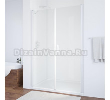 Душевая дверь в нишу Vegas Glass EP-F-2 135 01 01 R профиль белый, стекло прозрачное