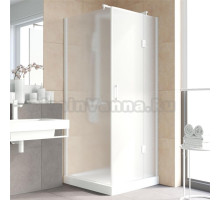 Душевой уголок Vegas Glass AFP-Fis Lux 90 01 10 R профиль белый, стекло сатин