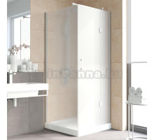 Душевой уголок Vegas Glass AFP-Fis Lux 90 07 10 R профиль матовый хром, стекло сатин