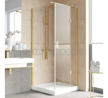 Душевой уголок Vegas Glass AFP-Fis Lux 90 09 01 R профиль золото, стекло прозрачное