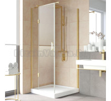 Душевой уголок Vegas Glass AFP-Fis Lux 90 09 01 L профиль золото, стекло прозрачное