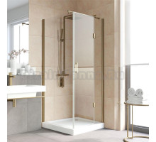 Душевой уголок Vegas Glass AFP-Fis Lux 90 05 01 R профиль бронза, стекло прозрачное