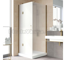 Душевой уголок Vegas Glass AFP-Fis Lux 90 05 10 L профиль бронза, стекло сатин