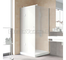 Душевой уголок Vegas Glass AFP-Fis Lux 100 07 10 L профиль матовый хром, стекло сатин