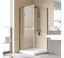 Душевой уголок Vegas Glass AFP-Fis Lux 0100 05 01 L профиль бронза, стекло прозрачное