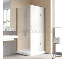 Душевой уголок Vegas Glass AFP-Fis Lux 0100 05 10 R профиль бронза, стекло сатин