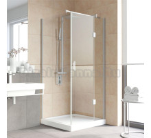 Душевой уголок Vegas Glass AFP-Fis Lux 100*90 07 01 R профиль матовый хром, стекло прозрачное