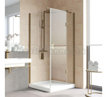 Душевой уголок Vegas Glass AFP-Fis Lux 100*90 05 01 R профиль бронза, стекло прозрачное