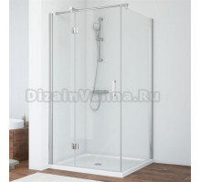 Душевой уголок Vegas Glass AFP-Fis 90 08 01 L профиль глянцевый хром, стекло прозрачное