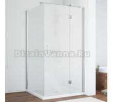 Душевой уголок Vegas Glass AFP-Fis 90 08 10 R профиль глянцевый хром, стекло сатин