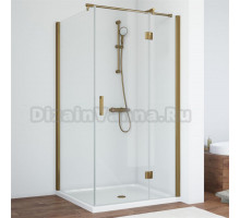 Душевой уголок Vegas Glass AFP-Fis 90 05 01 R профиль бронза, стекло прозрачное