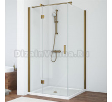 Душевой уголок Vegas Glass AFP-Fis 90 05 01 L профиль бронза, стекло прозрачное