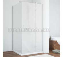 Душевой уголок Vegas Glass AFP-Fis 80 07 10 R профиль матовый хром, стекло сатин