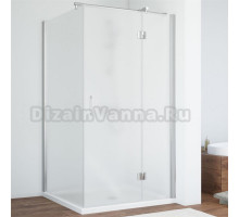 Душевой уголок Vegas Glass AFP-Fis 100 08 10 R профиль глянцевый хром, стекло сатин