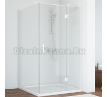 Душевой уголок Vegas Glass AFP-Fis 110 01 01 R профиль белый, стекло прозрачное