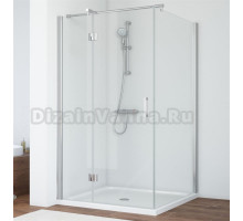 Душевой уголок Vegas Glass AFP-Fis 110 08 01 L профиль глянцевый хром, стекло прозрачное